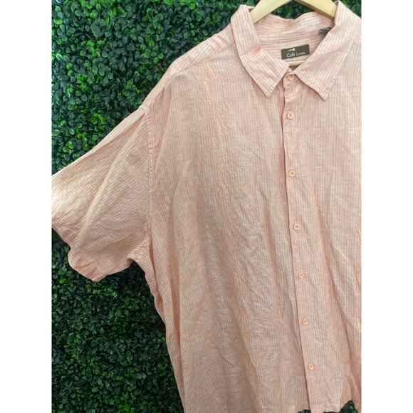 Cafe Luna, Linen Cotton Blend, Men’s Size 3XL - Picture 3 of 6